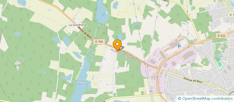 localisation de l'entreprise SYLHER  PRUNIERS-EN-SOLOGNE