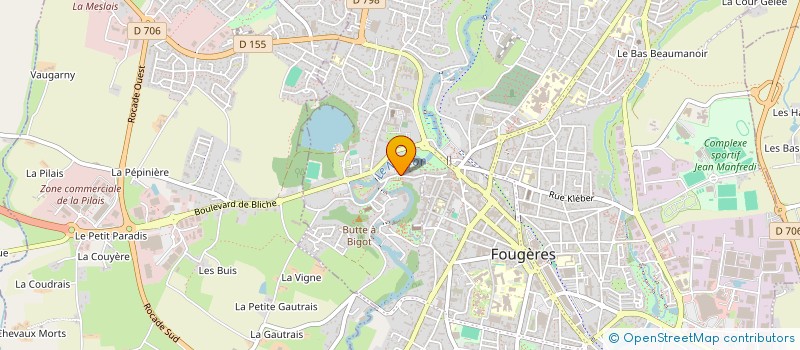 localisation de l'entreprise SYLHET  FOUGERES