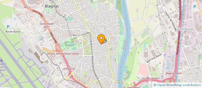 localisation de l'entreprise SYLHET à BLAGNAC