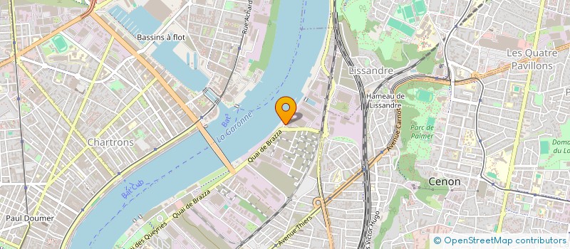localisation de l'entreprise SYLIANCE à BORDEAUX