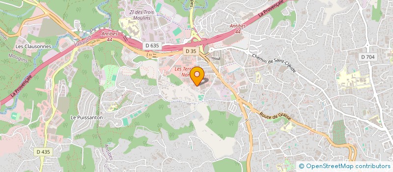 localisation de l'entreprise SYLICE à ANTIBES