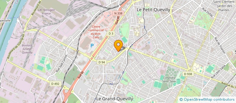 localisation de l'entreprise SYLIDALE  LE GRAND-QUEVILLY