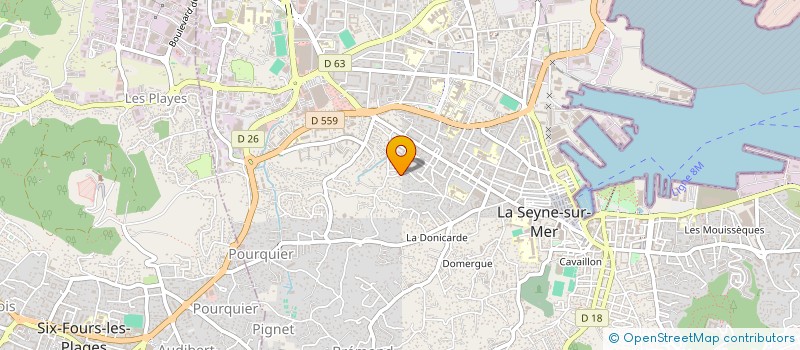 localisation de l'entreprise SYLIS à LA SEYNE-SUR-MER