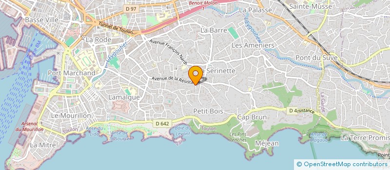 localisation de l'entreprise SYLISA  TOULON