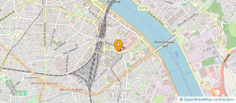 localisation de l'entreprise SYLKIS AURORA  BORDEAUX