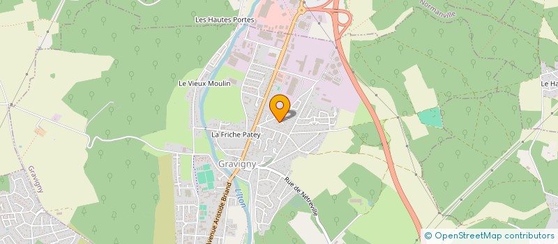 localisation de l'entreprise SYLL'IMMO à GRAVIGNY