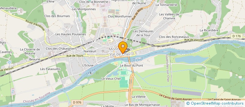 localisation de l'entreprise SYLLA  MONTRICHARD VAL DE CHER