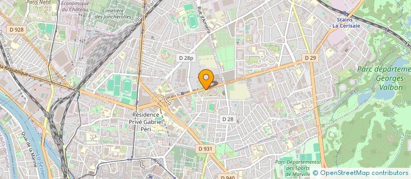 localisation de l'entreprise SYLLA EXPRESS  SAINT-DENIS