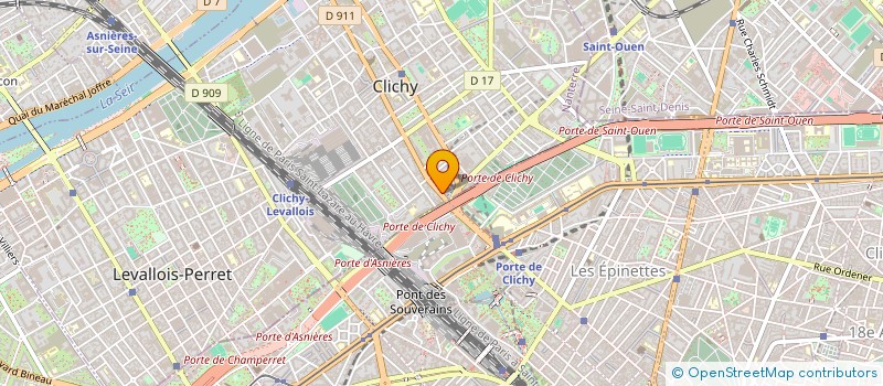 localisation de l'entreprise SYLLABE à CLICHY
