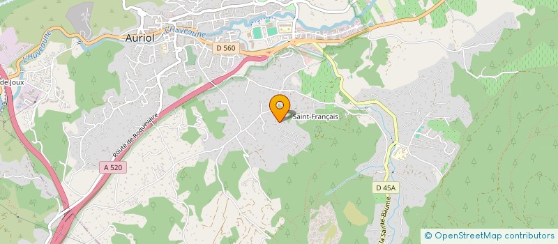 localisation de l'entreprise SYLLABUS PROD  AURIOL