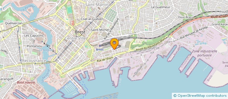 localisation de l'entreprise SYLLAGES GESTION à BREST
