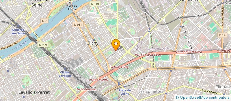 localisation de l'entreprise SYLLAU à CLICHY