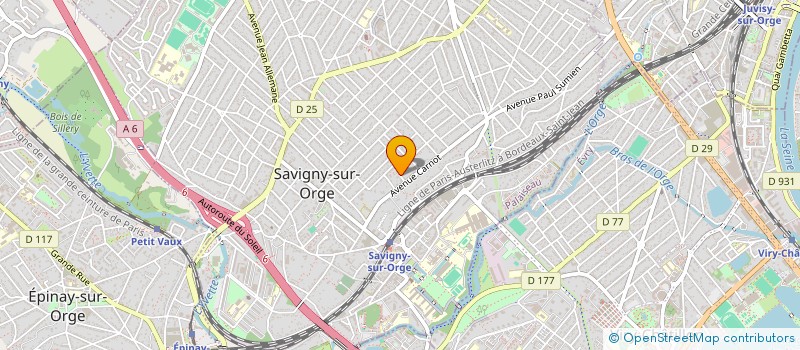 localisation de l'entreprise SYLLEOGAS à SAVIGNY-SUR-ORGE