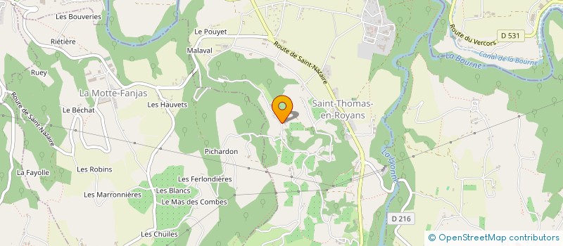 localisation de l'entreprise SYLLIFE CONCEPT  SAINT-THOMAS-EN-ROYANS