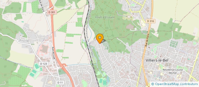 localisation de l'entreprise SYLLUC à SARCELLES