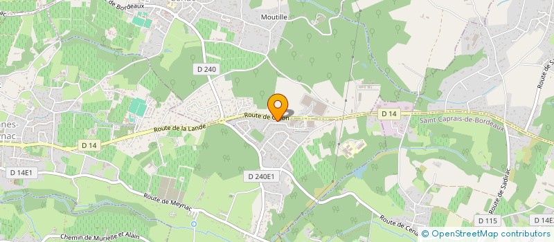 localisation de l'entreprise SYLM  CAMBLANES-ET-MEYNAC