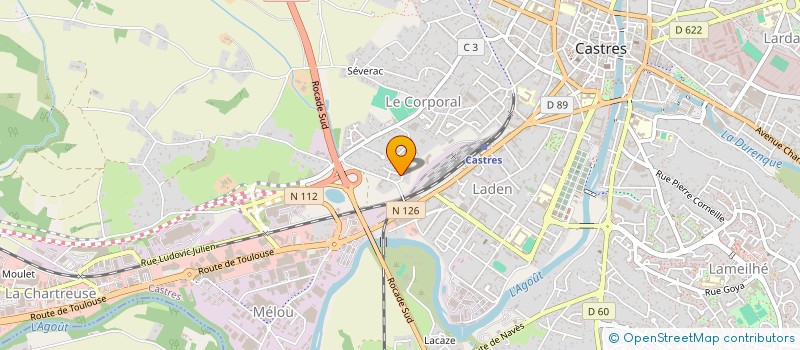 localisation de l'entreprise SYLMA II  CASTRES