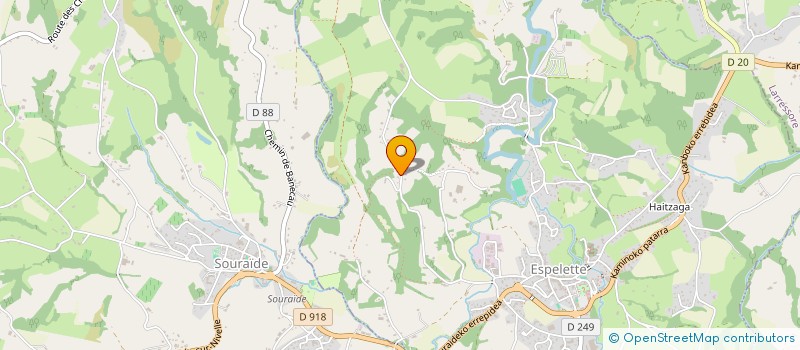 localisation de l'entreprise SYLMA STUDIO  ESPELETTE