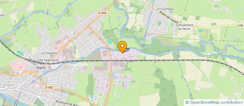 localisation de l'entreprise SYLMANE  DIGOIN