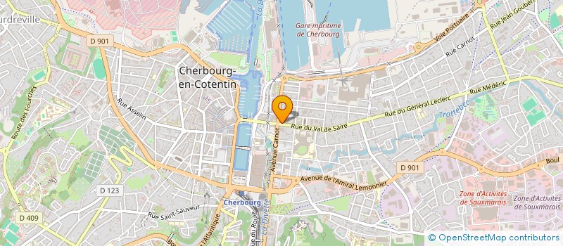 localisation de l'entreprise SYLMAP à CHERBOURG-EN-COTENTIN