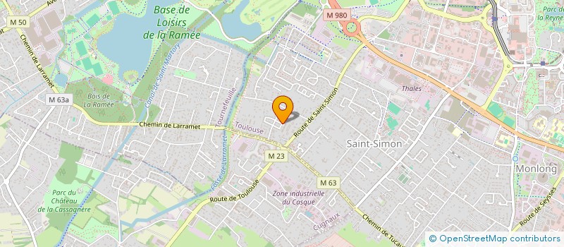localisation de l'entreprise SYLMAT à TOULOUSE
