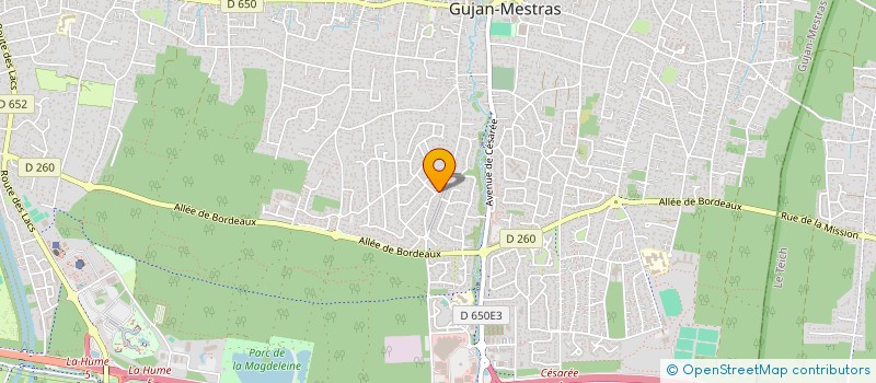 localisation de l'entreprise SYLMED  GUJAN-MESTRAS