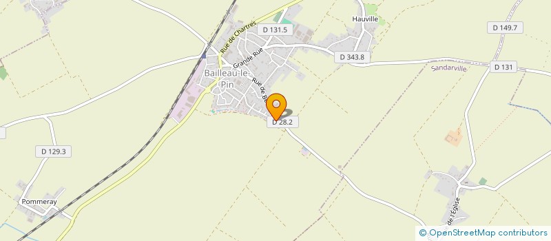 localisation de l'entreprise SYLMINA à BAILLEAU-LE-PIN