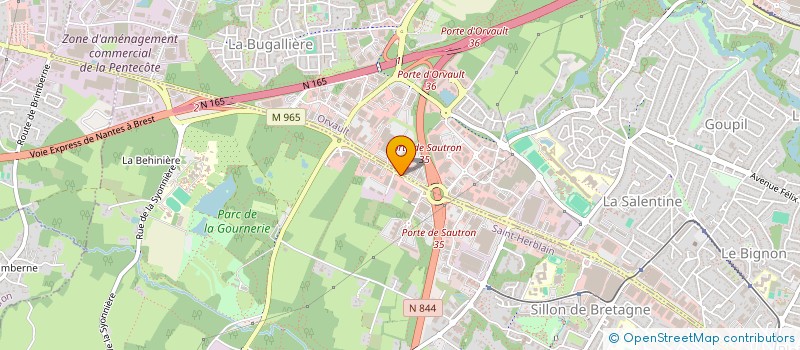 localisation de l'entreprise SYLNO  SAINT-HERBLAIN