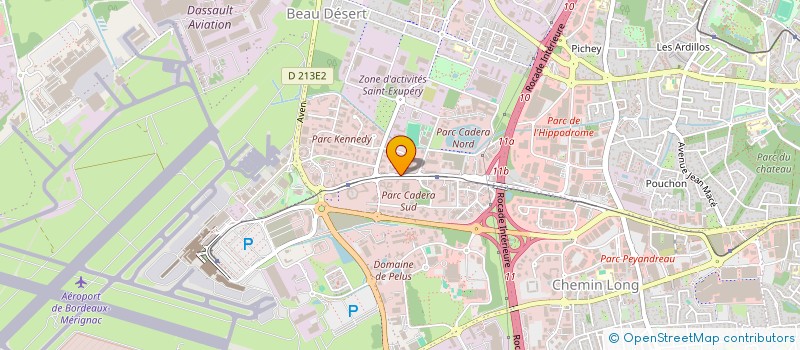 localisation de l'entreprise SYLO  MERIGNAC