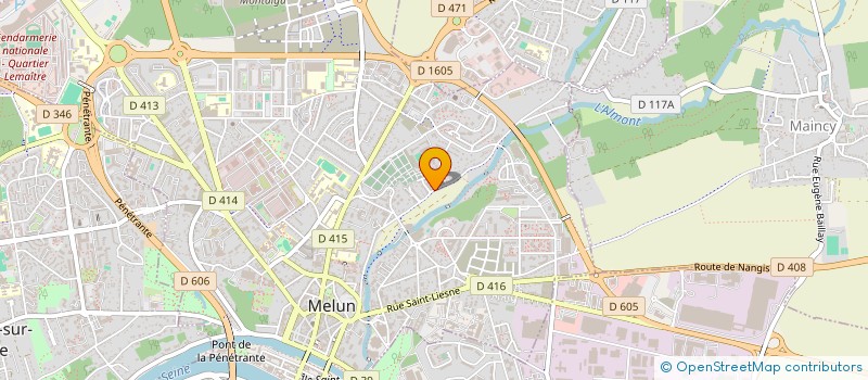 localisation de l'entreprise SYLODE à MELUN