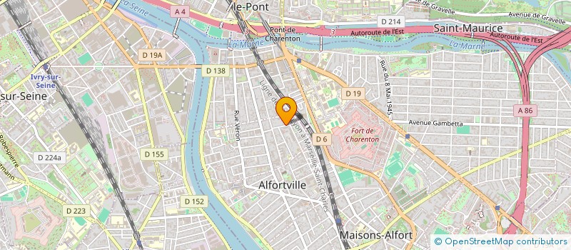 localisation de l'entreprise SYLOMA à ALFORTVILLE