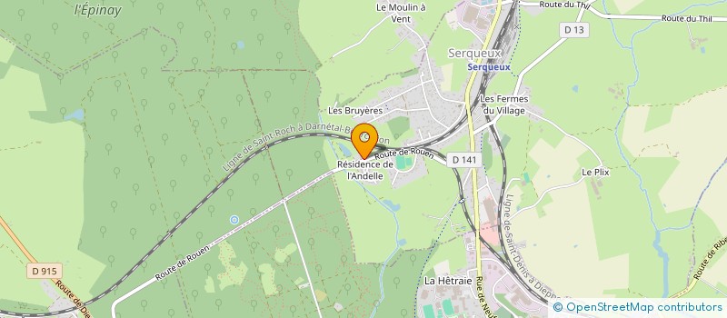 localisation de l'entreprise SYLOME  SERQUEUX