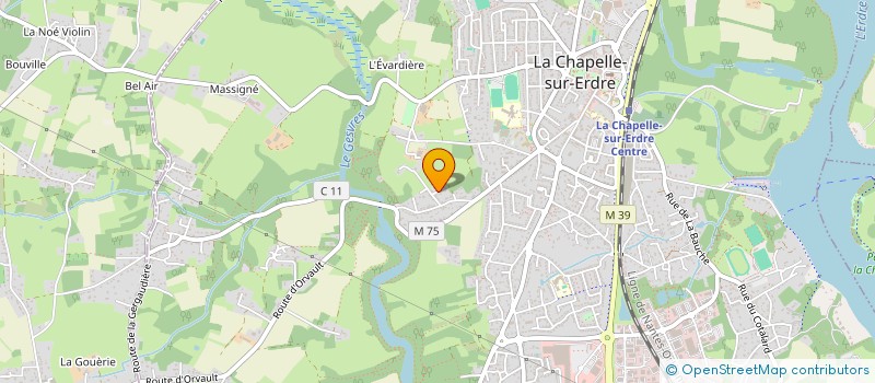 localisation de l'entreprise SYLONA  LA CHAPELLE-SUR-ERDRE