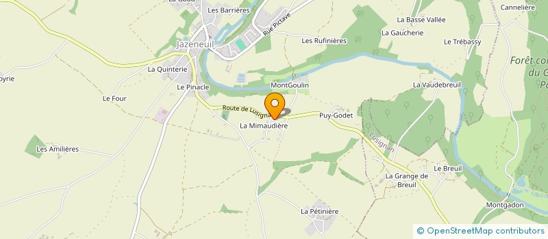 localisation de l'entreprise SYLONIE à JAZENEUIL