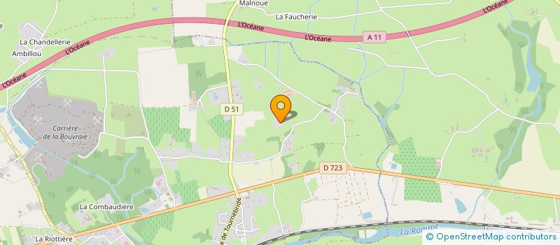 localisation de l'entreprise SYLOUBAPT  INGRANDES-LE-FRESNE-SUR-LOIRE