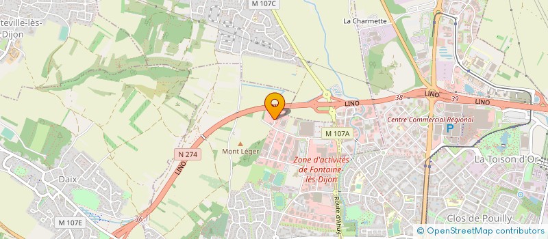 localisation de l'entreprise SYLOUIS à FONTAINE-LES-DIJON