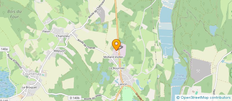 localisation de l'entreprise SYLPAC  VEZERONCE-CURTIN