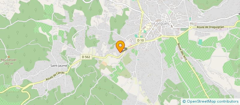 localisation de l'entreprise SYLPAN à LORGUES