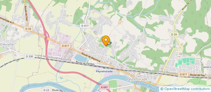 localisation de l'entreprise SYLPAT  PEYREHORADE