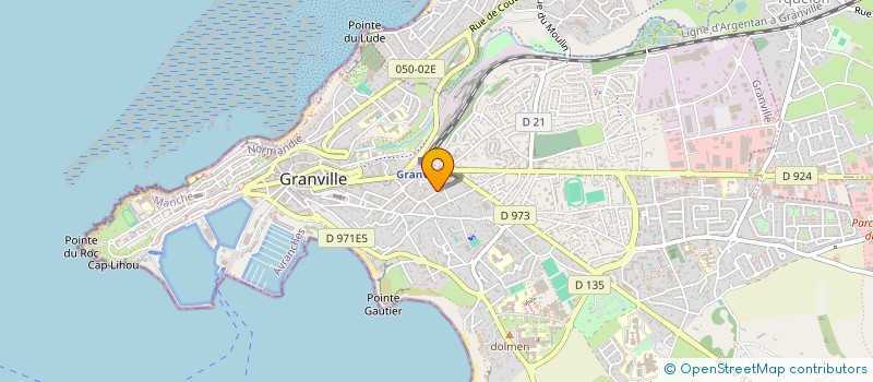 localisation de l'entreprise SYLPETI à GRANVILLE