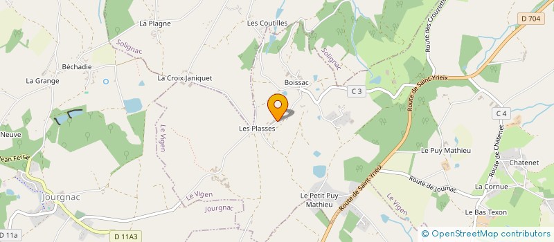 localisation de l'entreprise SYLPHANIE  LE VIGEN