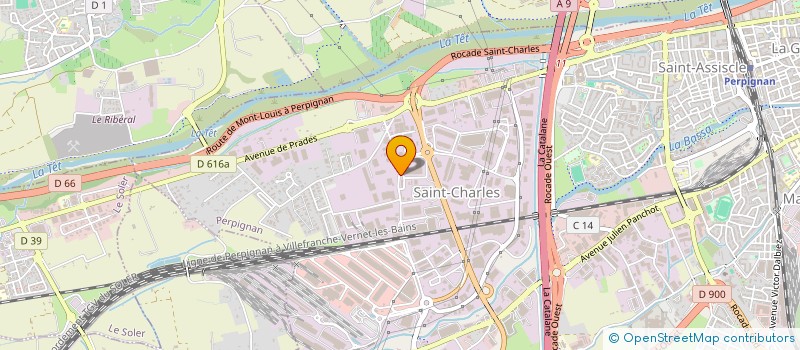 localisation de l'entreprise SYLPHE  PERPIGNAN