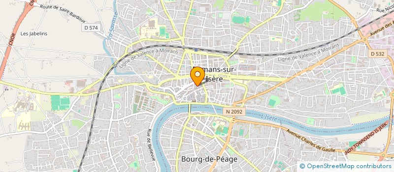 localisation de l'entreprise SYLPHE SOC EXPL ETS TANCHON S à ROMANS-SUR-ISERE