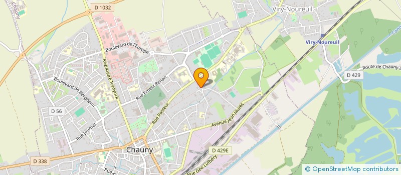 localisation de l'entreprise SYLPI à CHAUNY