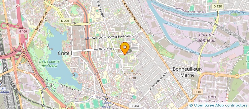 localisation de l'entreprise SYLREC  CRETEIL