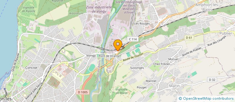 localisation de l'entreprise SYLROM à PUBLIER