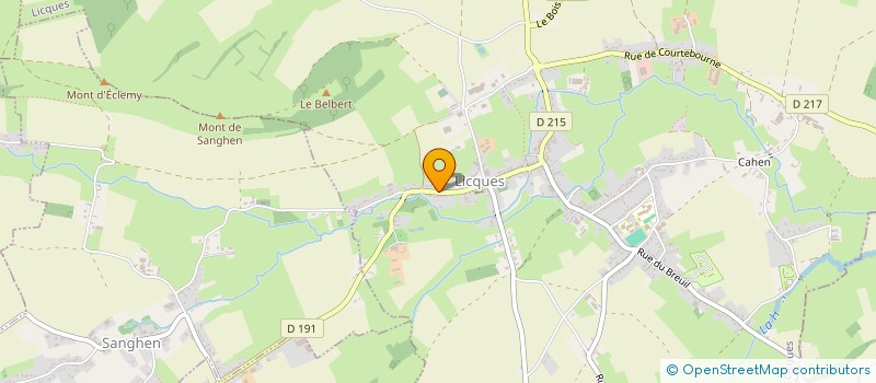 localisation de l'entreprise SYLROSE  LICQUES