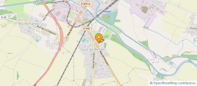 localisation de l'entreprise SYLTERA ROIZ  SAULT-LES-RETHEL