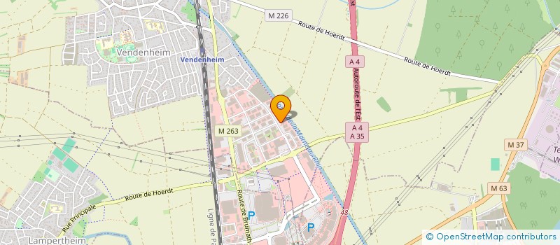localisation de l'entreprise SYLTEX à VENDENHEIM