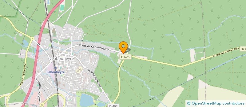 localisation de l'entreprise SYLTEX ENERGIE à LABOUHEYRE